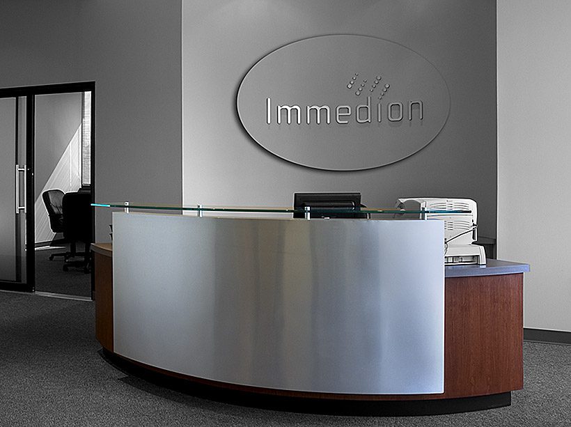 Immedion Commerical Reception Area