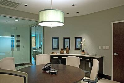Small conference room, photographed for Greenville Design Magaine