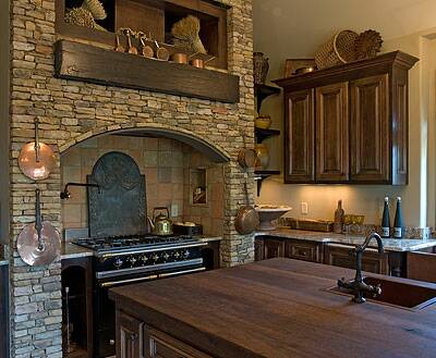 Kitchen in show house, The Cliffs at Mountain Park, 